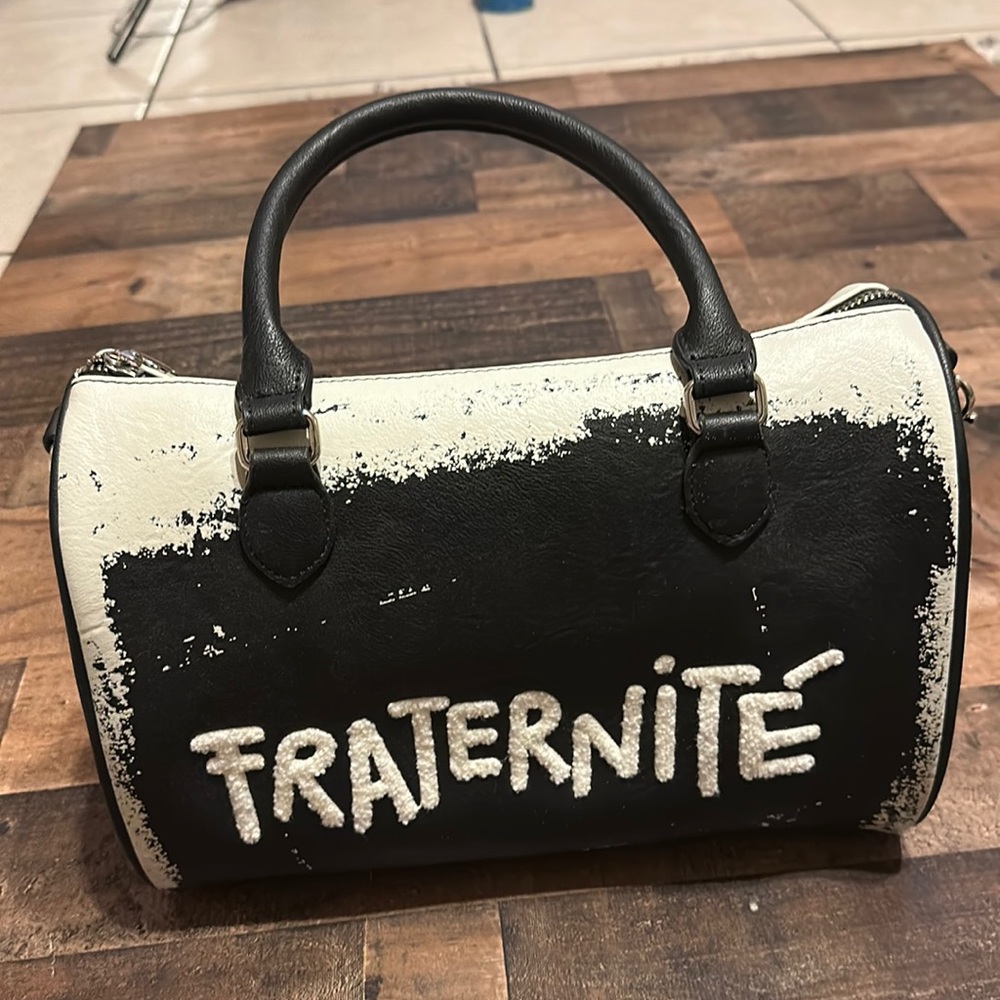Desigual | Black Abstract 'Fraternité' Crossbody Bag